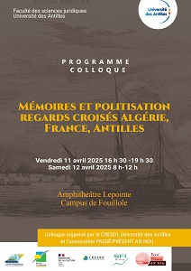 Affiche du colloque avec un dessin de bateau